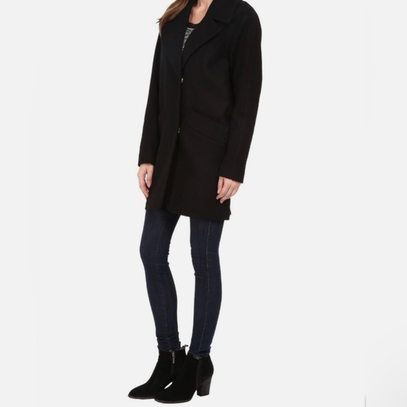 MARC NEW YORK WENDY WOOL MELTON PEACOAT - Picture 3 of 16